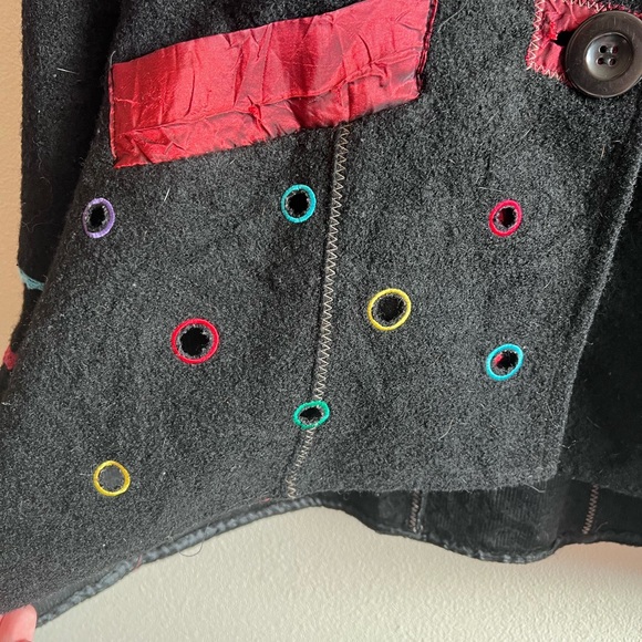 Emma G Black and Red Women's Jacket - Picture 2 of 6